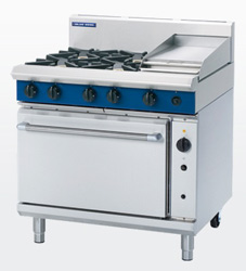 Blue Seal G56C Gas Convection Oven 4 Burner 300 Griddle Range