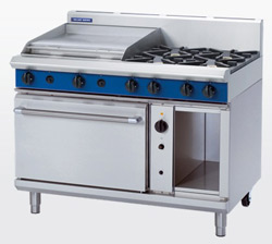 Blue Seal G58B Gas Convection Oven 4 Burner 600 Griddle Range