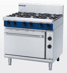 Blue Seal GE506D Electric Static Oven Gas 6 Burner Range GE506D