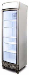 Bromic GM0400LC LED 380L Upright Display Chiller Curved Glass Door