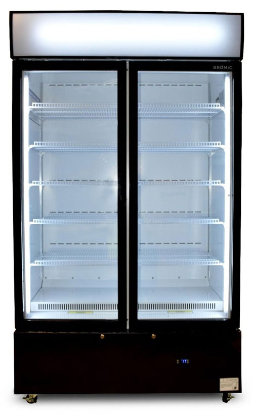 Bromic GM1000LCAS LED 960L Cassette 2 Door Vertical Display Chiller