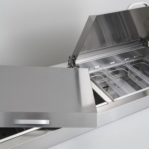 Bromic PP1700 572L 2 Door Pizza Prep Fridge