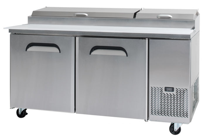 Bromic PP1700 572L 2 Door Pizza Prep Fridge