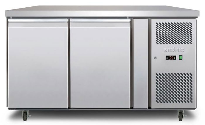 Bromic UBF1360SD 282L 2 Solid Door Underbench Storage Freezer