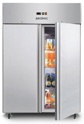 Bromic UC1300SD 1300L 2 Door SS Gastronorm Storage Chiller