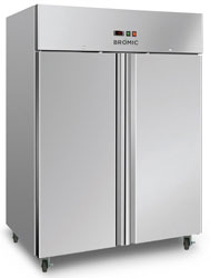 Bromic UF1300SDF 1300L 2 Door SS Gastronorm Storage Freezer