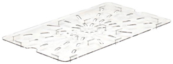 Cambro 10CWD Camwear Full Size GN Polycarbonate Food Storage Pan Drain Shelf, Pack of 6