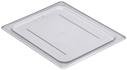 Cambro 20CWC Camwear Half Size GN Polycarbonate Food Storage Pan Flat Cover, Pack of 6