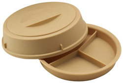 Cambro HK93CW 3 Compartment Base & Cover Heat Keeper, Pack of 6