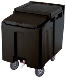 Cambro ICS125L Sliding Lid 57Kg Capacity Short Ice Caddy