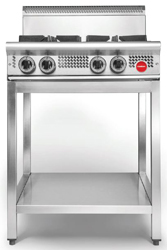 Cookon CT4-3G Free Standing 2 Burners 300 Plate on SS Stand