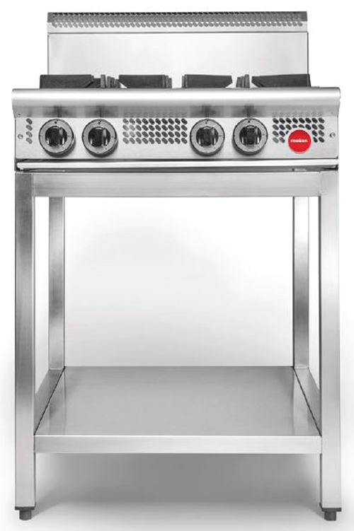 Cookon CT4-G Free Standing 600 Plate on SS Stand