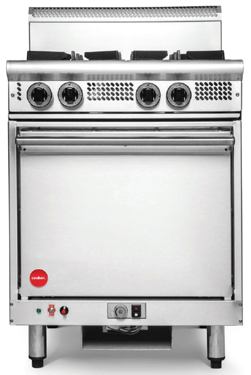 Cookon GR4-3G 2 Burners 300 Plate Static Oven