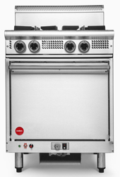 Cookon GR4 4 Burners Static Oven