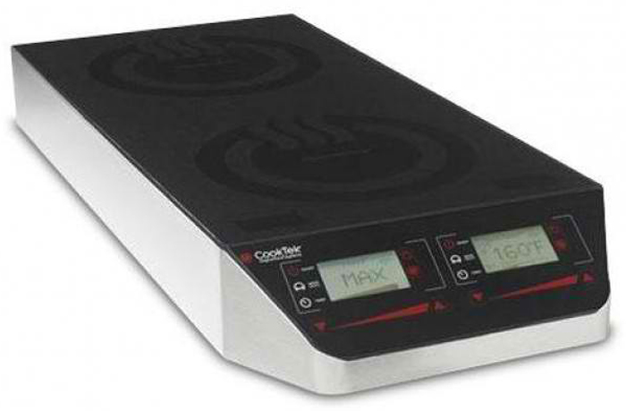 Cooktek Apogee MC2502FG 20A Double Hob Countertop Induction Unit