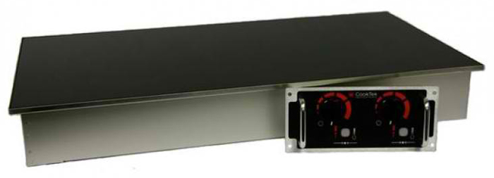 Cooktek Heritage MCD3502S 30A Double Hob Drop-In Induction Unit