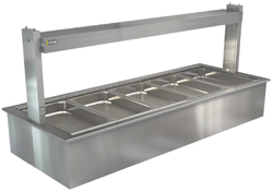 Cossiga LSBM5 Linear Series Bain Marie Buffet Display