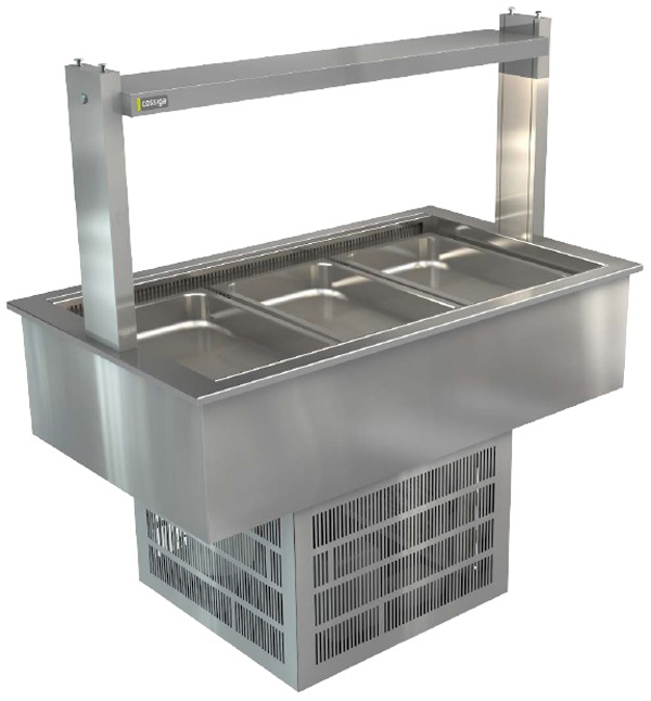 Cossiga LSRF3 Linear Series Refrigerated Buffet Display