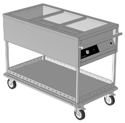 Culinaire CH.BMM.3 3 x 1/1GN Mobile Bain Marie