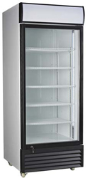 Exquisite DC400P One Glass Door Upright Display Refrigerator