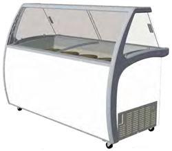 Exquisite SD575S2 Twelve tubs Ice Cream Scooping Freezer