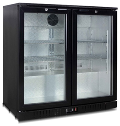 Exquisite UBC210 Two Swing Doors Backbar Display Refrigerator