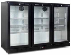 Exquisite UBC330 Three Swing Doors Backbar Display Refrigerator