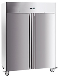 Exquisite GSC1410H Two Solid Doors Upright Storage Refrigerator