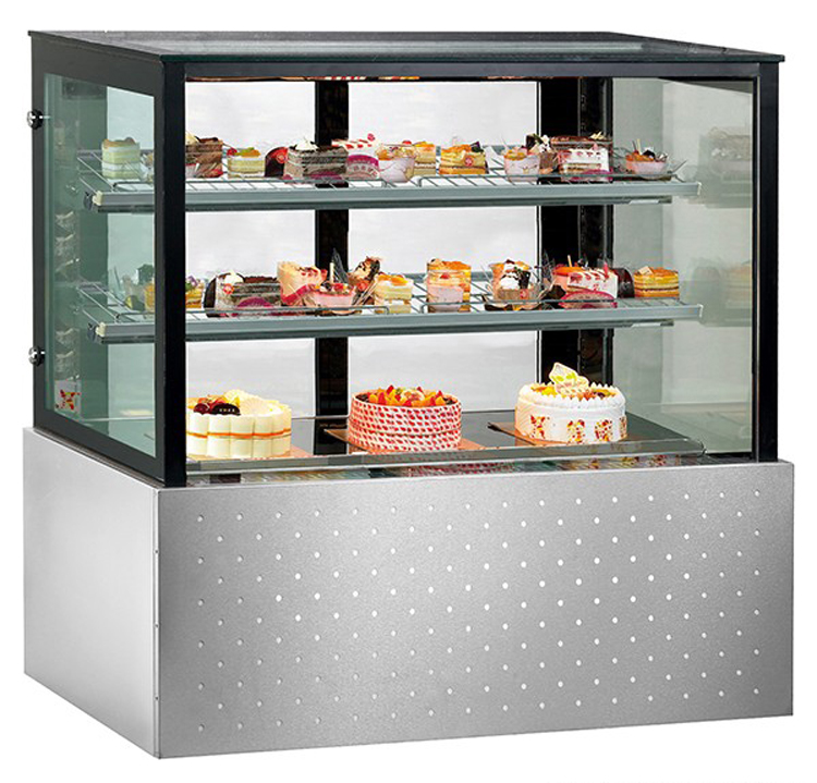 Bonvue SG120FA-2XB 1200mm Deluxe Cake Display with 2 Shelves
