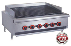 Gasmax QR-36E Gas Char Grill top 6 burner