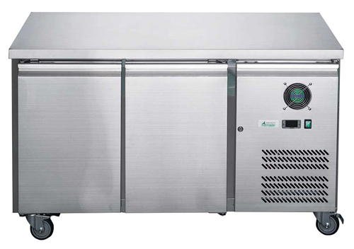 FED-X XUB6C13S2V SS 2 Door Bench Fridge
