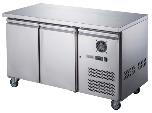 FED-X XUB6C13S2V SS 2 Door Bench Fridge