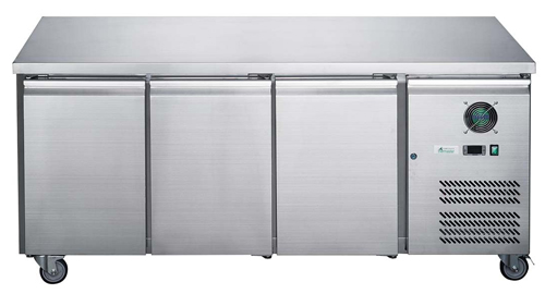 FED-X XUB6C18S3V SS 3 Door Bench Fridge