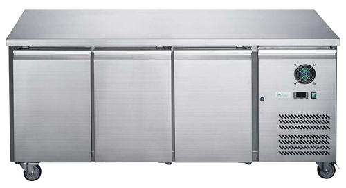 FED-X XUB7C18S3V SS 3 Door Bench Fridge