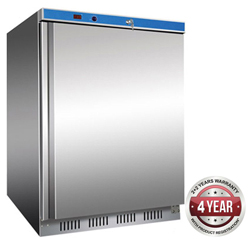 Thermaster HR200-SS 129L Solid Door Undercounter Fridge