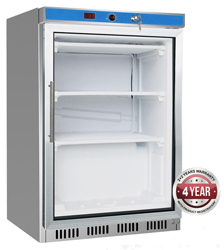 Thermaster HR200G 129L Glass Door SS Undercounter Fridge