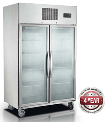 Thermaster SUCG1000 2 Door 1000 Upright Display Fridge