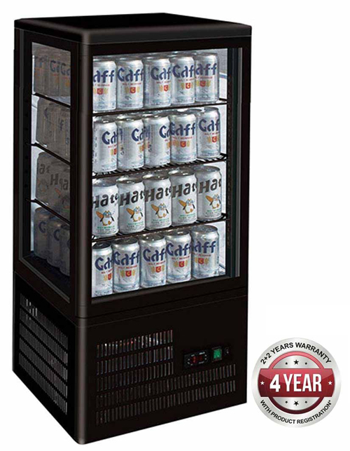 Thermaster TCBD78 78L Countertop Display Fridge Black or White