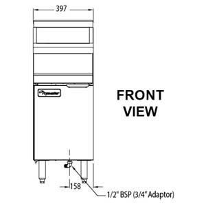 Frymaster MJ140 Master Jet 20L Gas Deep Fryers