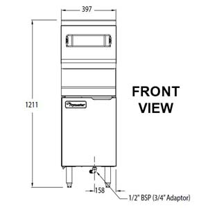 Frymaster MJ150 Master Jet 25L Gas Fryers