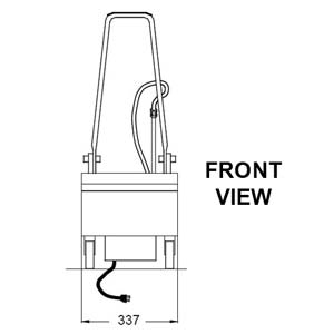 Frymaster PF50R-240 25L Reversible Pump Portable Oil Filter