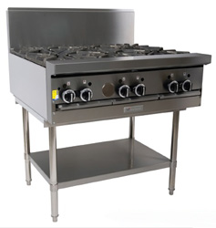 Garland GF36-6T Restaurant Series Gas 6 Open Top Burners Modular Top