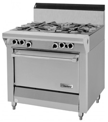 Garland MST44S Master Series Gas 4 Open Burners Storage Base