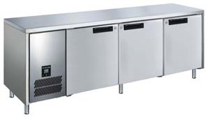 Glacian BFS61885 3 Door Slimline 660mm Deep Underbench Freezer