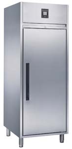 Glacian GUC1737 Stainless Steel Upright 1 Door Fridge