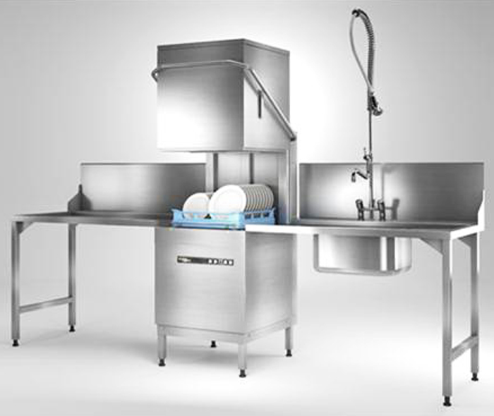 Hobart ECOMAX PLUS 615 Passthrough Dishwasher