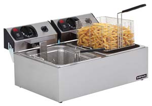 Anvil-Axis FFA0002 Double Pan Bench Top Deep Fryer