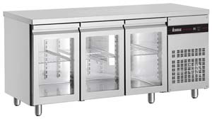 Inomak UBI7179G 3 Glass Undercounter Fridge 1790mm