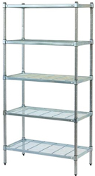 Mantova 5TSPW6060 5 Tier Wire Shelving