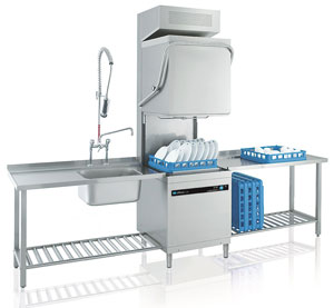 MEIKO UPster H 500 AirBox Pass Through Restaurant Dishwasher